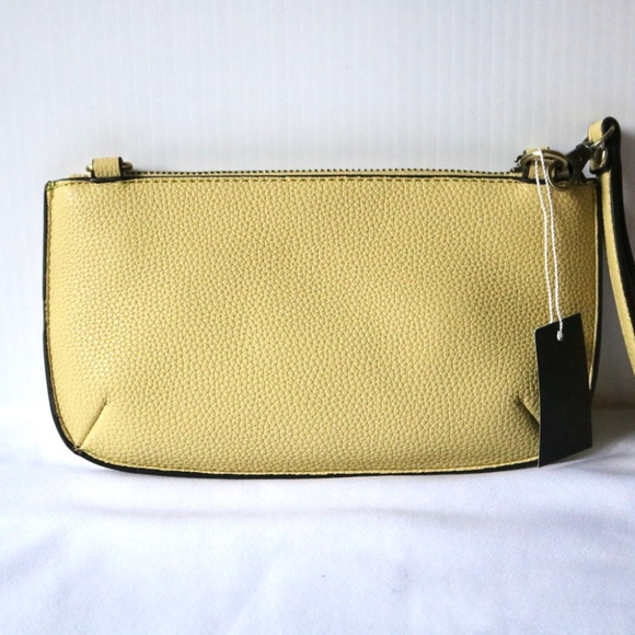 NWT Joy Susan MIni Crossbody Wristlet Clutch Yellow Spring - Picture 2 of 11